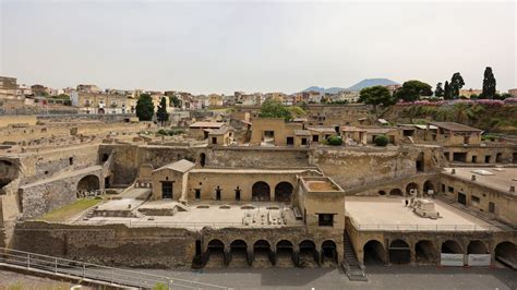 Ancient beach destroyed by Mount Vesuvius eruption in AD79 .